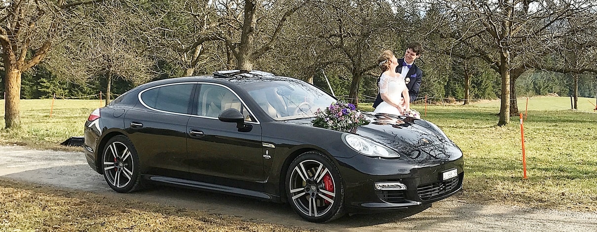 Porsche Limousine Hochzeit