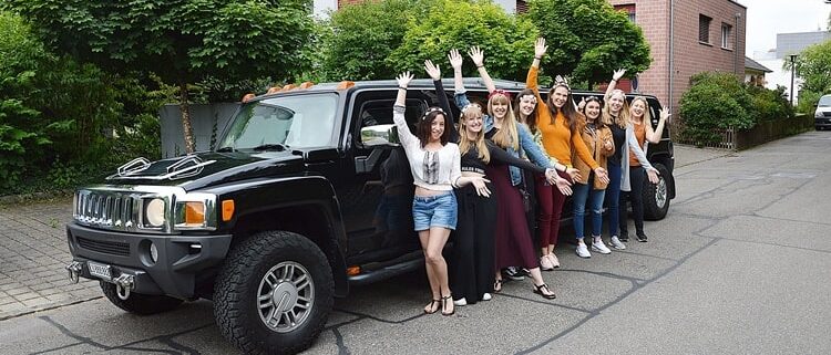 Jeannines Poltertag mit Stretchlimo